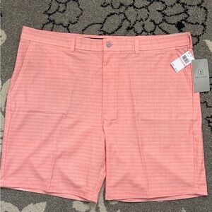 PGA Tour Men's Coral Flat Front Shorts